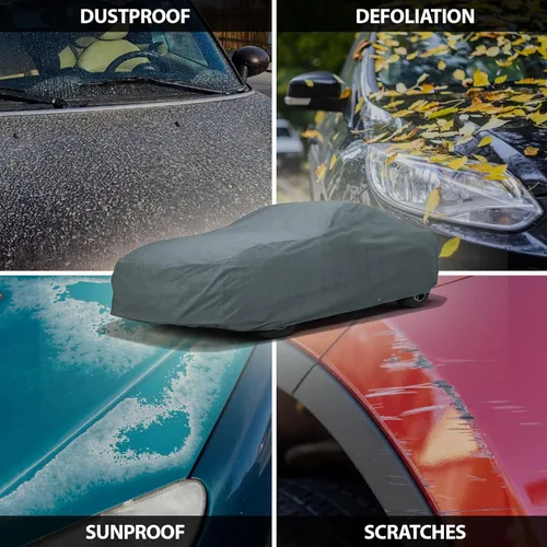 Vista 6 de Funda de automóvil de 5 capas para Lincoln Aviator 2020-2024 SUV de 4 puertas, ajuste semi personalizado, cobertura completa, contaminación, polvo
