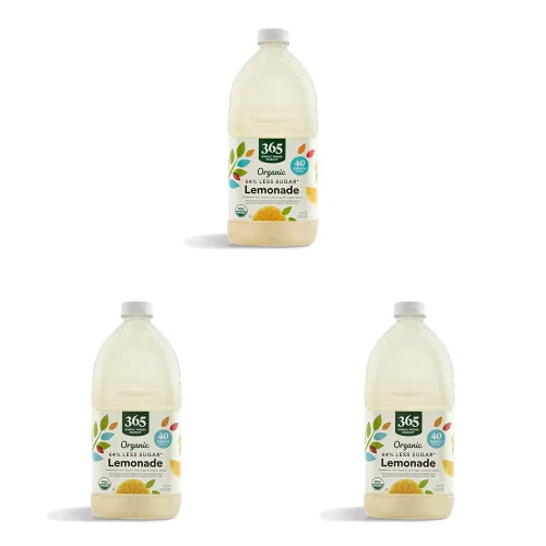 Vista 10 de 365 by Whole Foods Market, Limonada ligera orgánica, 64 onzas líquidas