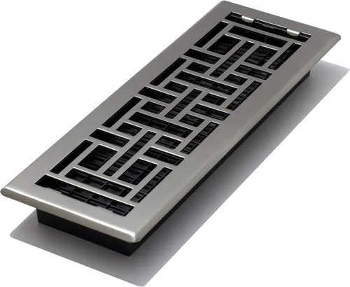 Vista 30 de Decor Grates Registro de suelo oriental AJH212-RB, 2 x 12 pulgadas, acabado de bronce frotado