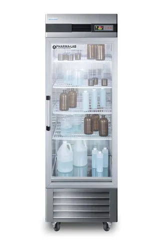 Vista 4 de Summit - Refrigerador médico de farmacia vertical de 23 pies cúbicos - Laboratorio - Pharma-Lab de 23 pies cúbicos con puerta de vidrio