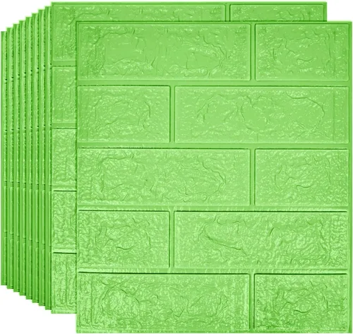 Vista 16 de 20 paneles de pared 3D plateados, cobertura de 29 pies cuadrados, adhesivo imprimible con paneles de pared de espuma de polietileno autoadhesivos