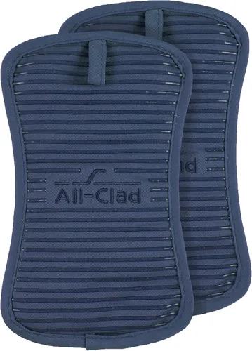Vista 3 de All-Clad Agarradera Premium para Ollas, Paquete de 2, Índigo