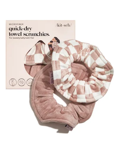 Vista 8 de Kitsch Coleteros de microfibra para el pelo, suaves y altamente absorbentes, para mujeres, reduce el tiempo de secado por calor, regalos ideales