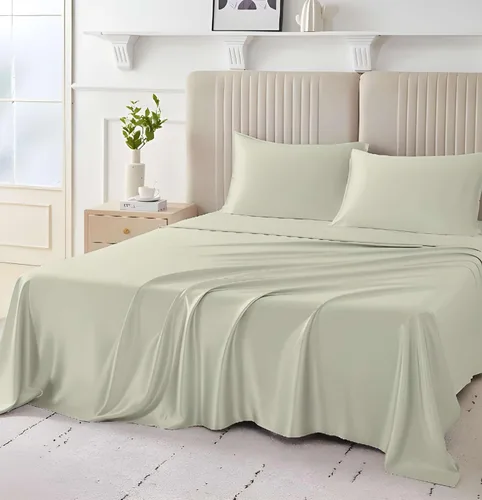 Vista 12 de Juego de sábanas divididas tamaño King para cama ajustable, juego de sábanas de Giza Split King, sábanas 100% algodón egipcio Giza certificado