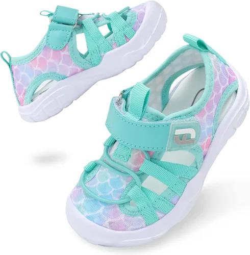 JOINFREE - Zapatos de agua para niños y niñas, transpirables, de secado rápido, sandalias deportivas para la playa, ligeras, flexibles y para ir