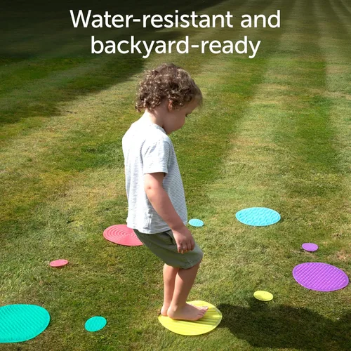 Vista 5 de TickiT Silishapes Sensory Circles - in Home Learning Toy for Calming Sensory Play - Set of 10 - Assists Autistic Toddlers & Children