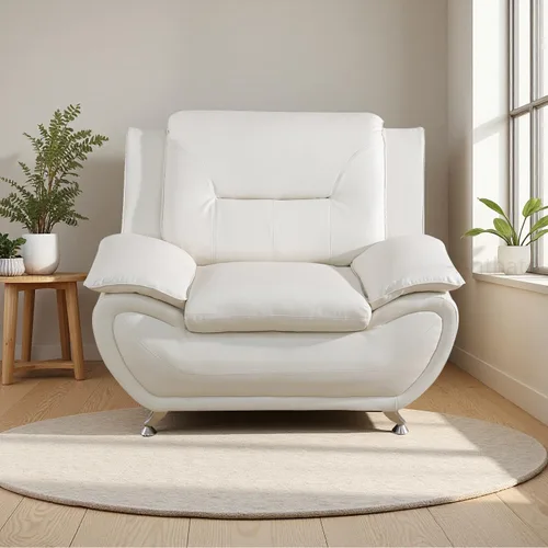 Vista 32 de Sofá seccional de cuero negro, juego de muebles de sala de estar, juego de 2 piezas de sofá moderno para sala de estar, apartamento, oficina, negro#1