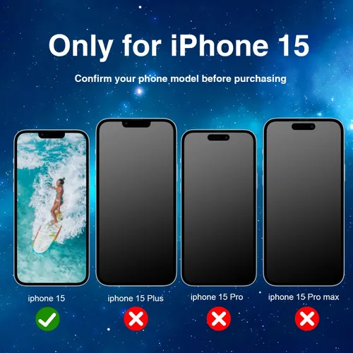 Vista 9 de Funda impermeable para iPhone 15, protector de pantalla integrado, a prueba de golpes, a prueba de nieve, a prueba de polvo, funda protectora