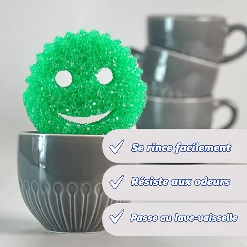 Vista 7 de Scrub Daddy Colores: limpieza con código de color, FlexTexture, suave en agua tibia, firme en frío, limpieza profunda, apto para lavavajillas