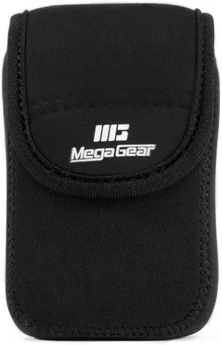 Vista 11 de MegaGear Canon PowerShot SX620 HS, ELPH 180, ELPH 360 HS, ELPH 190 is, ELPH 170 is, SX610 HS Funda de cuero para cámara con correa - Marrón claro