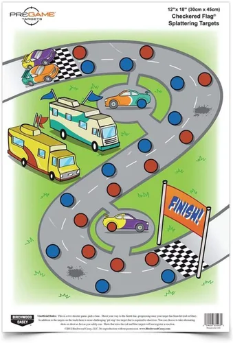 Vista 8 de Birchwood Casey Pregame 12" x 18" Paper Shooting Targets