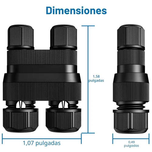 Vista 6 de SUNVIE Fastlock2 - Conector de cable de bajo voltaje para iluminación de paisaje, impermeable, conector de bajo voltaje, conectores de cable