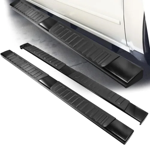 Vista 12 de YITAMOTOR Estribos de 6 pulgadas compatibles con Toyota Tacoma Access Cab 2005-2023, escalones laterales de aluminio negro barras Nerf