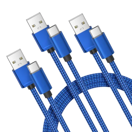 Vista 15 de Basesailor Cable de carga USB tipo C de 1 pie, paquete de 2, cable de carga para automóvil para el nuevo iPhone 17 Air 16 Pro Max Plus, Samsung