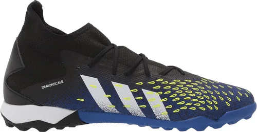 Vista 6 de adidas Predator Freak 3 Turf Tenis de fútbol para hombre Core Negro-blanco-solar Amarillo