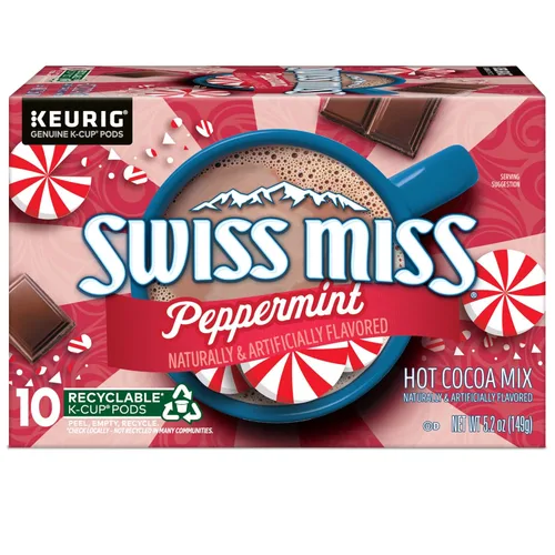 Vista 9 de Swiss Miss Cápsulas K-Cup Keurig de una sola porción de cacao caliente, 10