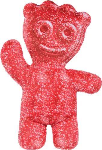 Vista 7 de iscream Sour Patch Kids - Mini almohada de personaje de caramelo en relieve de 8.5 x 6.25 pulgadas, color morado