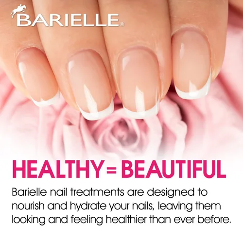 Vista 8 de Barielle Relleno hidratante para uñas secas, quebradizas, estriadas y crecimiento de uñas, rellena y suaviza las crestas de las uñas, capa base