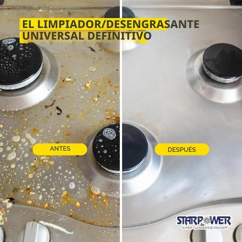 Vista 3 de STARPOWER - Removedor de grasa multisuperficie resistente, 24 onzas