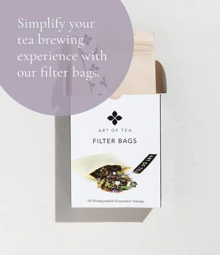 Vista 5 de Art of Tea Té orgánico Earl Grey Creme Lata de té artesanal de hojas sueltas de 2.5 onzas