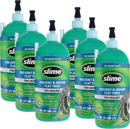 Vista 8 de Sellador Slime para neumáticos sin cámara - Paquete de 2 - 24 onzas (710 ml), Paquete de 1, Blanco