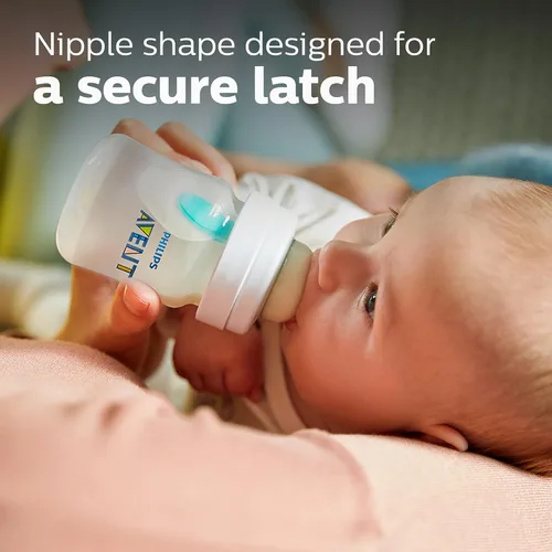 Vista 6 de Philips AVENT - Set de regalo para recién nacido con biberón anticólicos con ventilación AirFree y Snuggle, transparente, SCD306/10