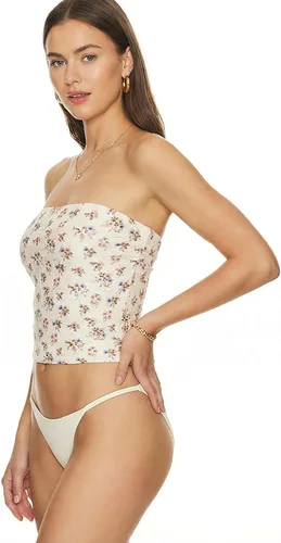 Vista 39 de MixMatchy Top de tubo para mujer con brasier integrado, top bandeau sin tirantes de doble capa, parte superior casual con fruncido lateral Y2K Negro