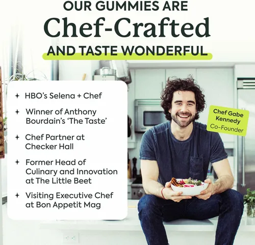 Vista 6 de Plant People WonderBurn - Gomitas para controlar el metabolismo y los antojos, cero azúcar, sabor a mango maduro (60 unidades)