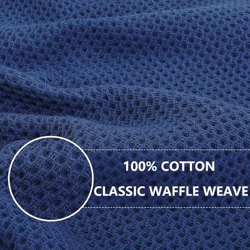 Vista 73 de Homaxy Paños de cocina de 100% algodón con tejido de gofre, ultra suaves, absorbentes, de secado rápido, 12 x 12 pulgadas, paquete de 6, amarillo