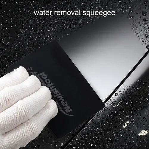 Vista 3 de NEWISHTOOL Escobilla de silicona suave, 2 piezas de espátula PPF pequeña para vinilo, raspador de cuchilla en V para aplicación de película