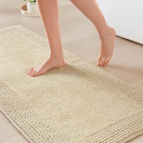 Vista 12 de Madison Park Esplendor - Alfombra reversible 100% algodón copetudo para baño de calidad hotelera de lujo con pelo medio, 3000 GSM, absorbente