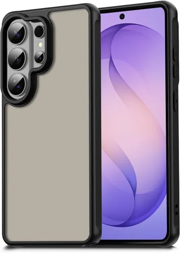 Vista 45 de Funda Qiinogow compatible con Samsung Galaxy A23 4G/5G, cubierta delgada para teléfono con absorción de golpes, funda protectora de fibra de carbono