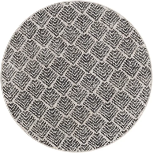 Vista 15 de Unique Loom Eco Trellis Collection - Alfombra de área - Osage (rectangular 2 pies 0 pulgadas x 3 pies 0 pulgadas, marfil carbón)