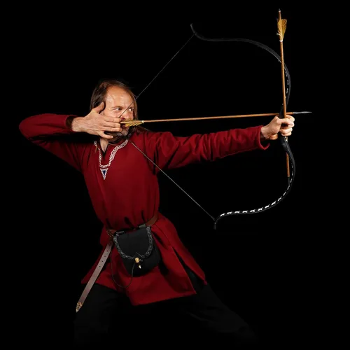 Vista 4 de Mythrojan Bolsa para cinturón, accesorios para disfraz renacentista, LARP, bolsa de cintura, monedero, color negro