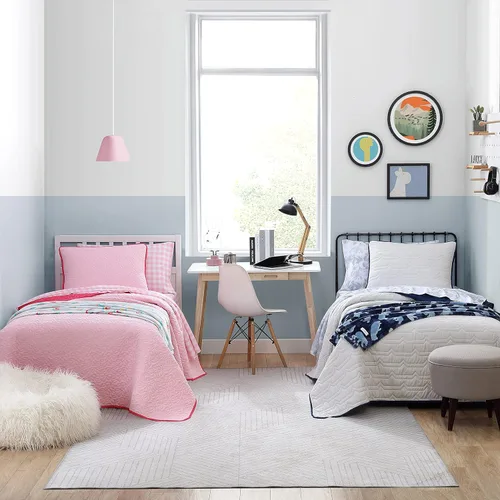 Vista 6 de Eddie Bauer Kids - Sábanas de tamaño individual, ropa de cama resistente a manchas para niños pequeños con fundas de almohada a juego, súper suave