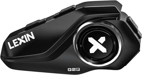 Vista 9 de Lexin G1 - Audífonos Bluetooth para motocicleta, altavoces para casco con 2 tipos de micrófonos, manos libres para llamadas/música/GPS, audífonos