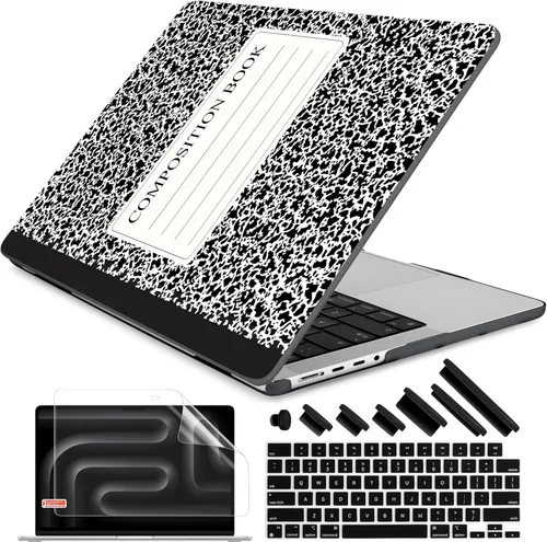 Vista 25 de DONGKE Funda para M5 MacBook Pro de 14 pulgadas 2025 2024-2021 M4 M3 M2 M1, cubierta de carcasa dura de plástico compatible con A3434 A3112 A3401