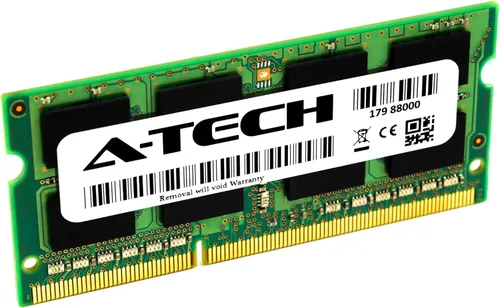 Vista 5 de A-Tech Reemplazo de 4 GB de RAM para CT51264BF160B DDR3/DDR3L 1600MHz PC3L-12800 (PC3-12800) CL11 SODIMM 2Rx8 1.35V Non-ECC SO-DIMM 204-Pin