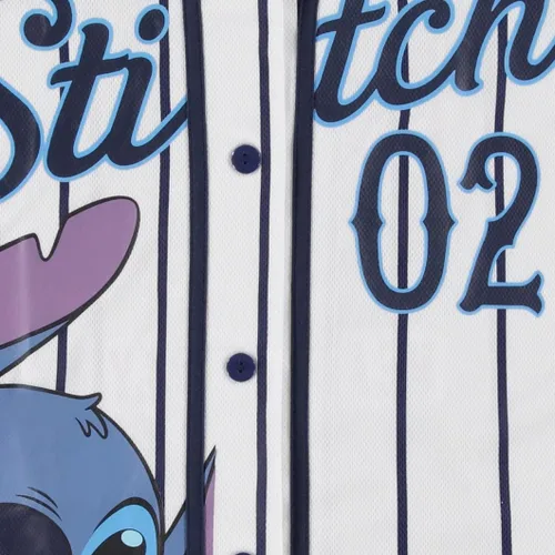 Vista 5 de Disney Ladies Lilo and Stitch Shirt - Ladies Classic Lilo and Stitch Baseball Jersey Lilo and Stitch Mesh Jersey
