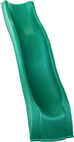 Vista 5 de Swing-N-Slide WS 8200 Apex Wave Slide - Tobogán de plástico para exteriores de 8 pies de largo, para columpios de 4 pies, color verde