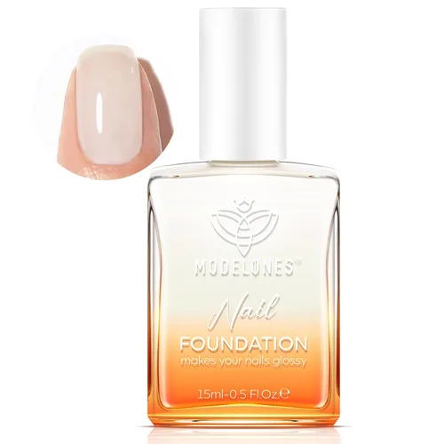 Vista 11 de modelones Fortalecedor de uñas y crecimiento de bayas ruborizadas, reparación de uñas para uñas dañadas, esmalte fortalecedor de 0.5 fl oz