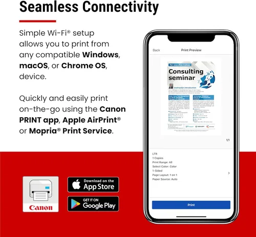 Vista 5 de Canon imageCLASS MF462dw II - Impresora láser inalámbrica dúplex con impresión, copia, escaneo, fax, capacidad de papel ampliable y garantía
