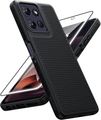 Vista 19 de FNTCASE Funda para Motorola Moto G-Power-5G-2024: funda protectora de doble capa resistente para teléfono celular a prueba de golpes con parte