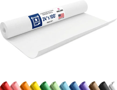 Vista 8 de Rollo de papel de construcción negro de 12 x 1200 pulgadas (100 pies), rollo de papel kraft de construcción fabricado en Estados Unidos