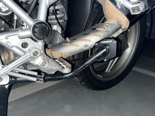 Vista 7 de Kickstand Foot Side Stand Extension Plate CNC for Suzuki DL650 for V-Strom 650 XT 650XT for Vstrom650 2012 2020 2021 2022 (Color : Black)