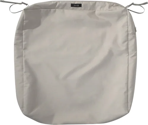 Vista 21 de Classic Accessories Ravenna - Funda de cojín cuadrada resistente al agua de 25 x 25 x 5 pulgadas, para asiento de exterior, funda de cojín