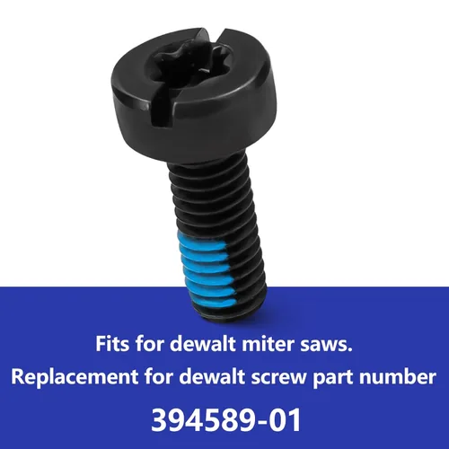 Vista 2 de 394589-01 Reemplazo para la serie de tornillos de sierra ingletadora Dewalt, compatible con 1710, 3660, 3680, DHS716AB, DHS716AT2, DHS716T2, DHS790