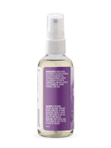 Vista 2 de Rocío corporal y de ambiente Aura Cacia, con fragancia a lavanda relajante, 4 onzas líquidas, paquete de de 1