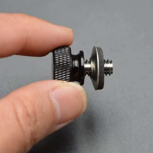 Vista 7 de Tornillo de aluminio para asiento de motocicleta de 1/4 de pulgada, 20 unidades, color negro, compatible con Harley 1986-2025 (paquete de 2)