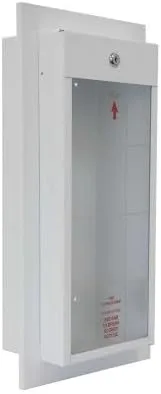 Vista 3 de Williams Brothers C-100 - Armario extintor de incendios montado en superficie, 5 libras, color blanco